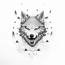 lobo tattoo design idea
