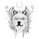 lobo tattoo design idea