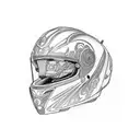 motorcycle,lighting McQueen, rest in peace  tattoo design idea
