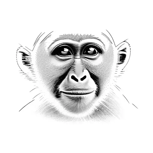 jungle, Costa Rica, capuccine Monkey, Sloth  tattoo design idea