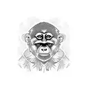 jungle, Costa Rica, capuccine Monkey, Sloth  tattoo design idea