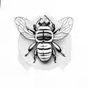 Bumble Bee tattoo design idea