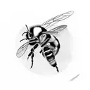 Bumble Bee tattoo design idea