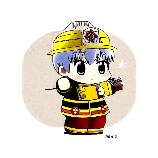 Firefighter tattoo design idea