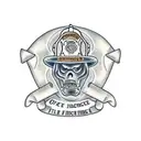 Firefighter tattoo design idea