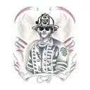 Firefighter tattoo design idea
