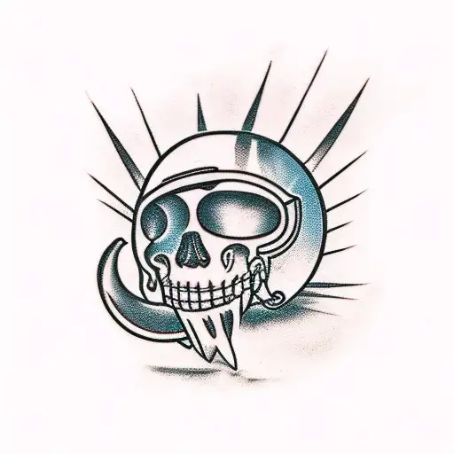 marijuana, harley Davidson and golfing tattoo design idea