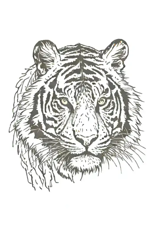 Tiger Stripes tattoo design idea