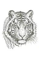 Tiger Stripes tattoo design idea