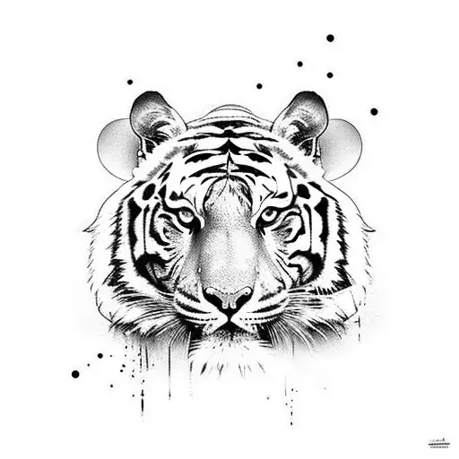 Thai Tiger tattoo design idea