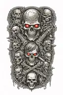 resident evil 4 tattoo design idea