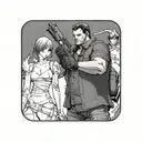 resident evil 4 tattoo design idea