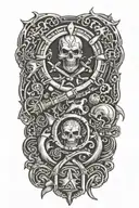 resident evil 4 tattoo design idea