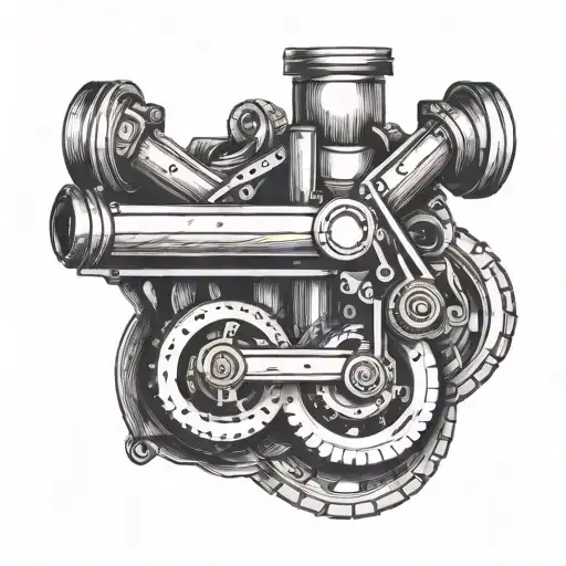millwright tattoo design idea