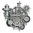 millwright tattoo design idea