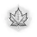 Maple Leaf tattoo design idea