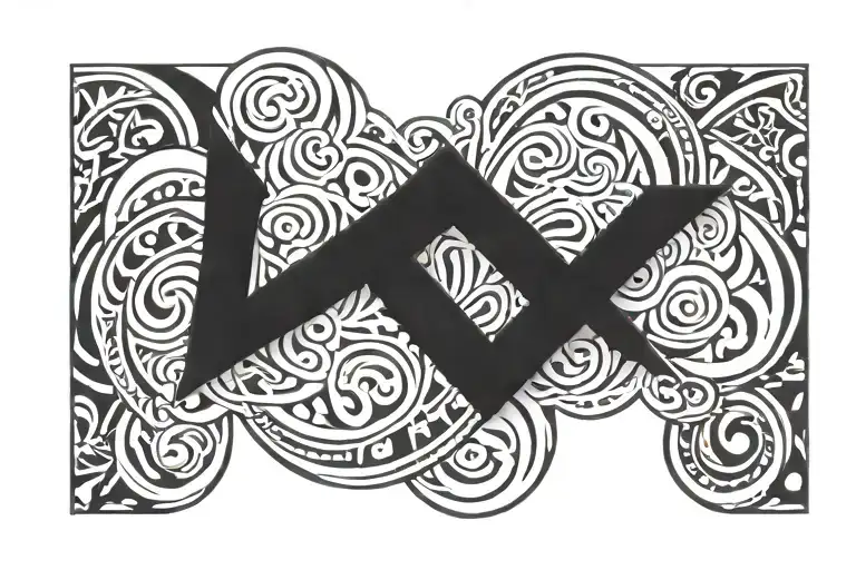 bracelet tribal wonder woman emblème tattoo design idea