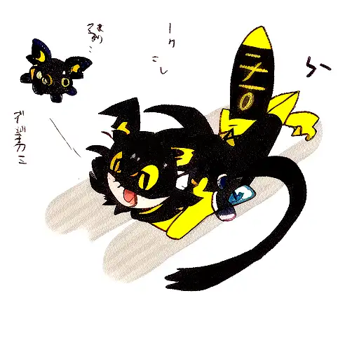 umbreon, aviation  tattoo design idea