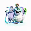 Mike and Sully Monster's Inc tattoo design idea