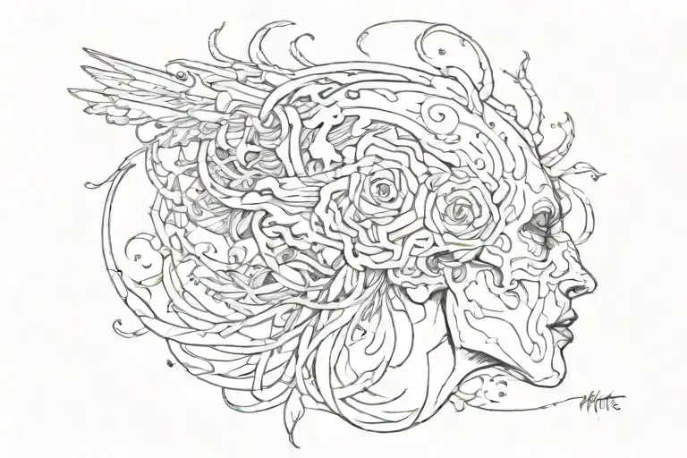 Caption I killed myself tonight tattoo design idea