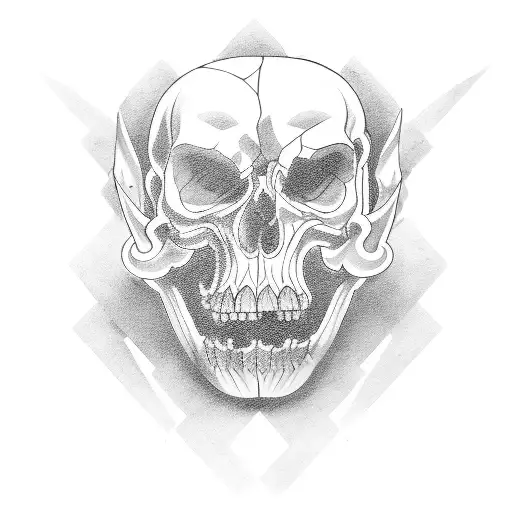 morcegos old school tattoo design idea