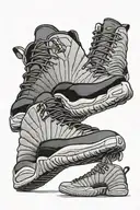 Jordan 12 tattoo design idea