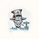popeye with a spanner tattoo design idea