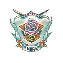 die to live tattoo design idea