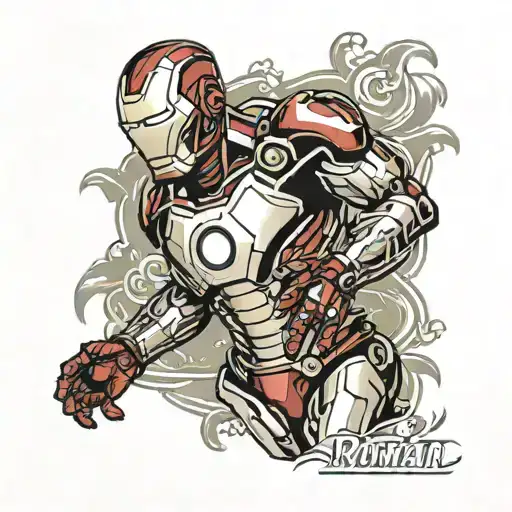 ironman triathlon tattoo design idea