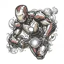 ironman triathlon tattoo design idea