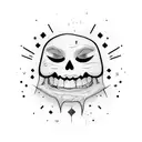 cry now smile later tattoo design idea