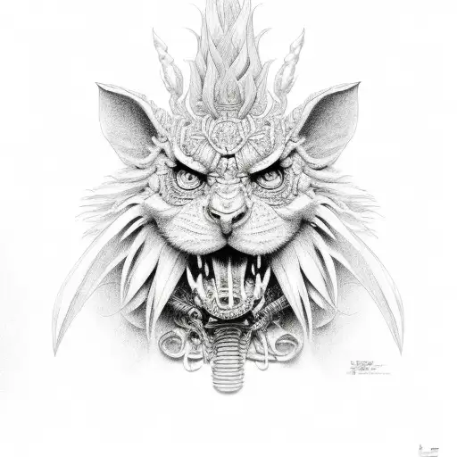 korn tattoo design idea