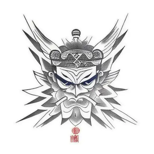 greek with eagle tattoo design idea