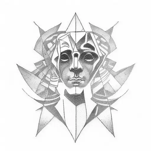 a scribe with the words "deep in the silence our fate entwine, create and consciously free the mind." tattoo design idea