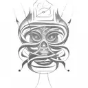 a scribe with the words "deep in the silence our fate entwine, create and consciously free the mind." tattoo design idea
