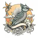 sunrise tattoo design idea