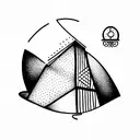 poland architecture scenery tattoo design idea