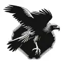 vulture tattoo design idea