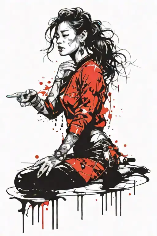 vietnamese and thailand sexy girl  tattoo design idea