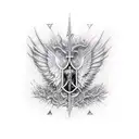 archangel uriel sleeve tattoo design idea