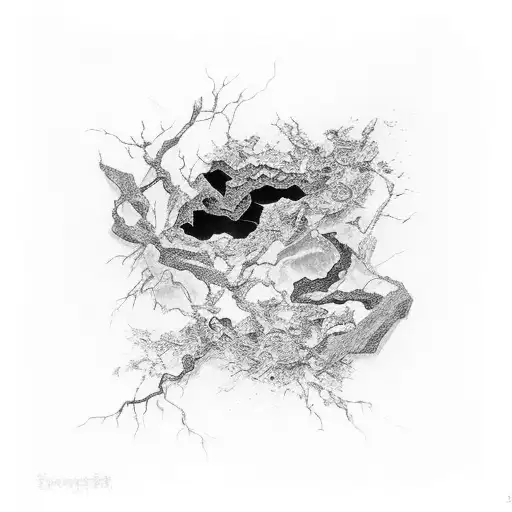 kintsugi tattoo design idea