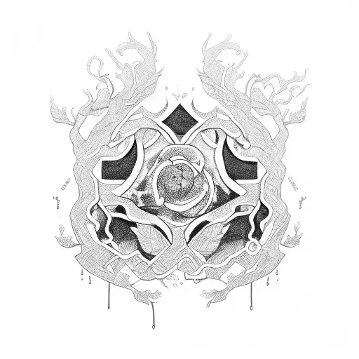 kintsugi tattoo design idea