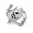 kintsugi tattoo design idea