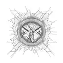 kintsugi tattoo design idea