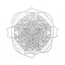 kintsugi tattoo design idea