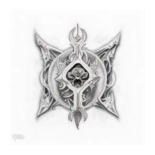 Espada maestra hyliana tattoo design idea