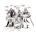 Espada maestra link tattoo design idea