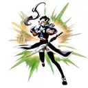 Espada maestra link tattoo design idea