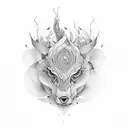 Breath and silence tattoo design idea