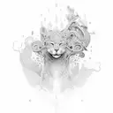 Breath and silence tattoo design idea